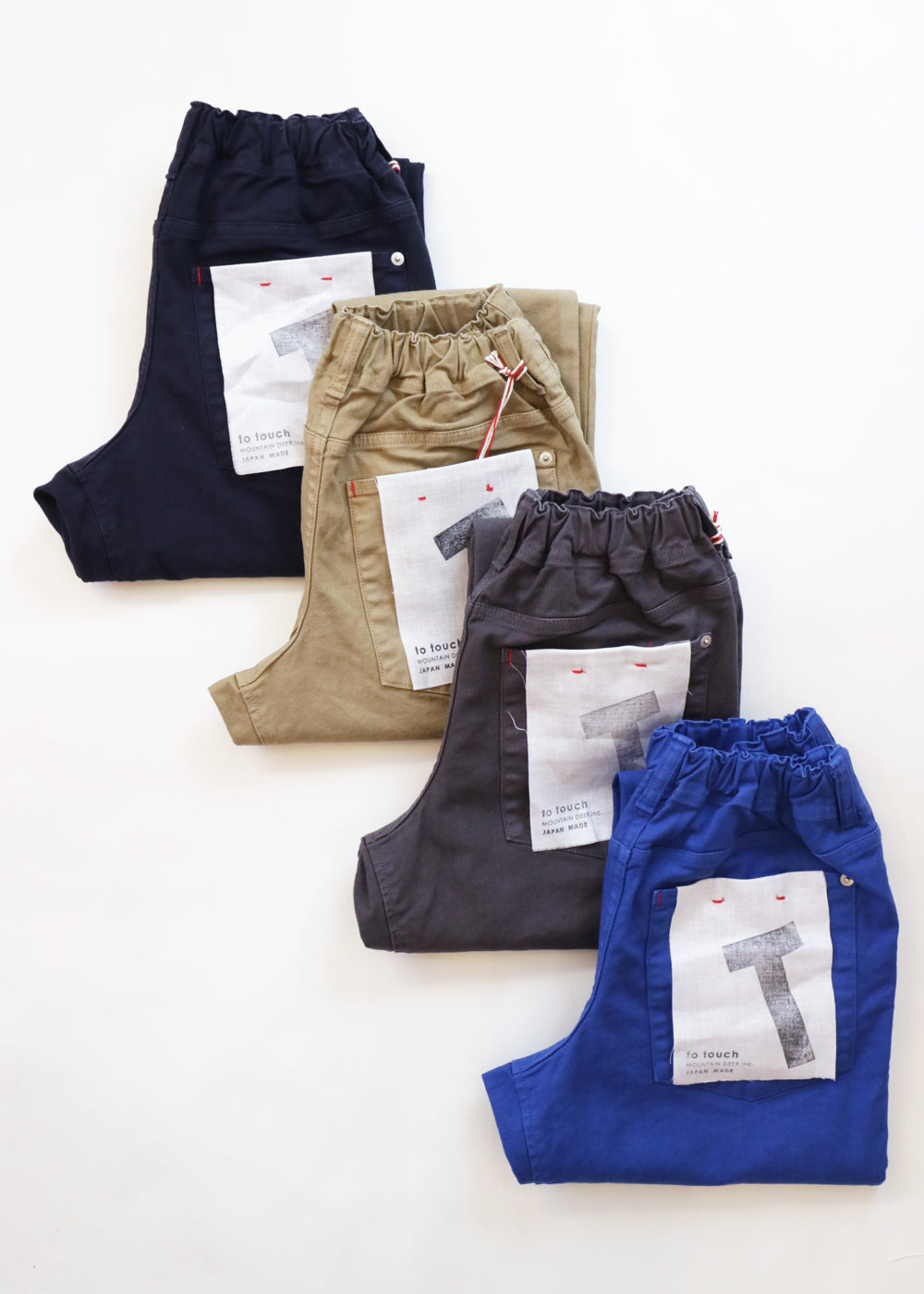 ネイビー / ベージュ / チャコール / ブルー