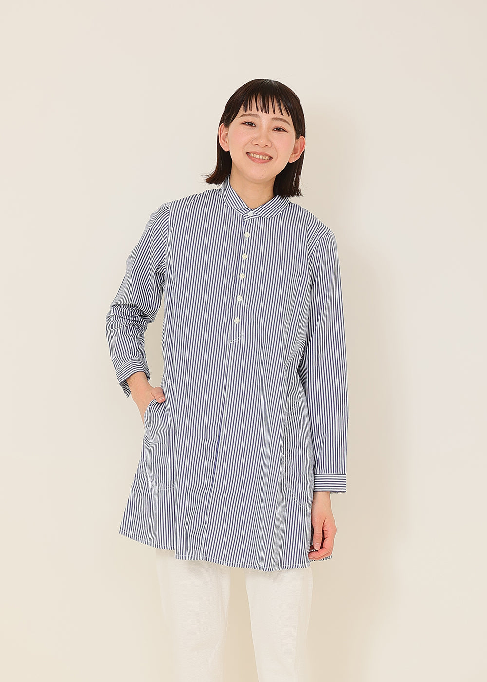 ネイビーストライプ model:170cm