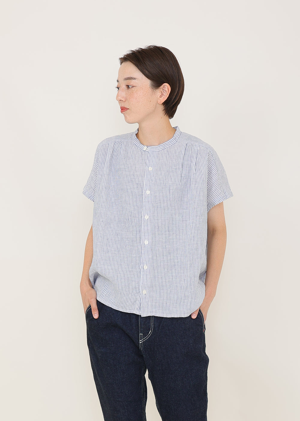 ネイビーストライプ model:164cm