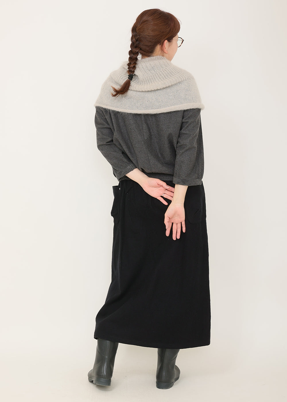 ライトグレー model:162cm