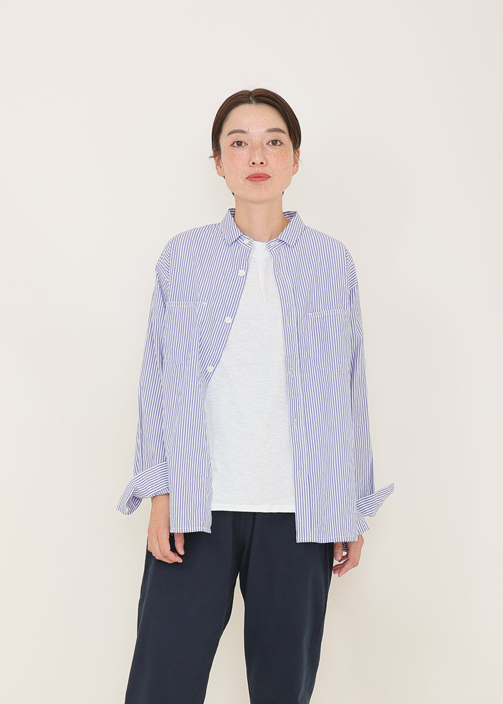 ブルーストライプ model:164cm
