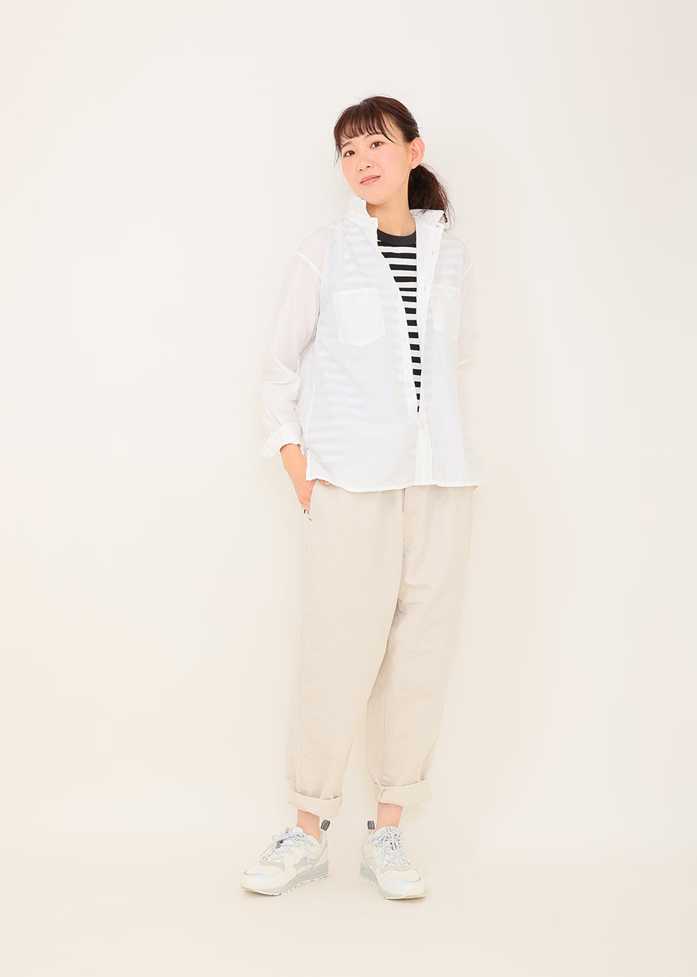 白 model:170cm