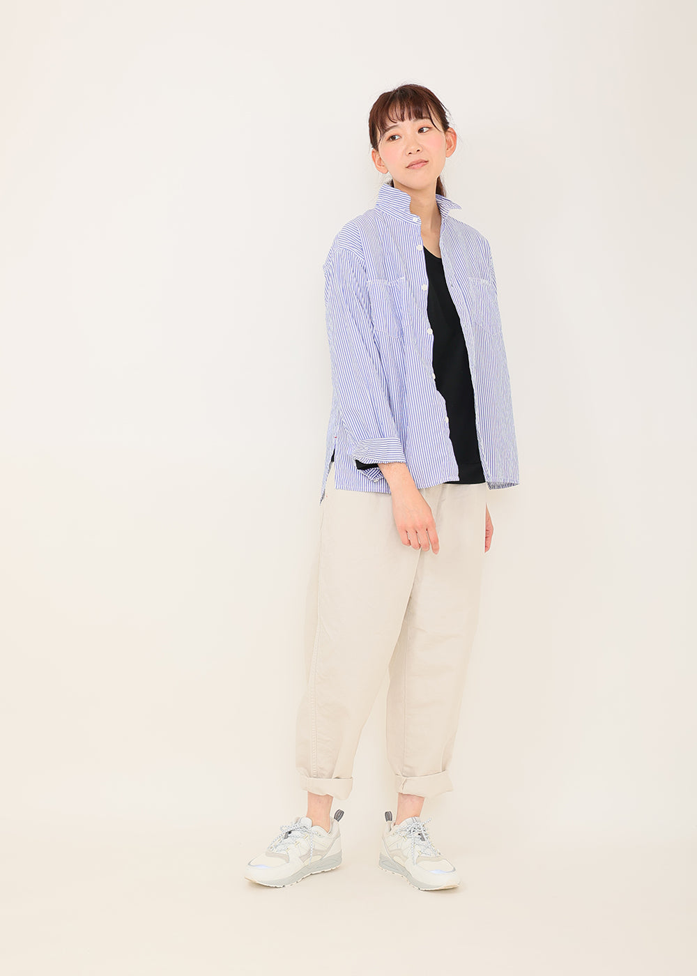 ブルーストライプ model:170cm