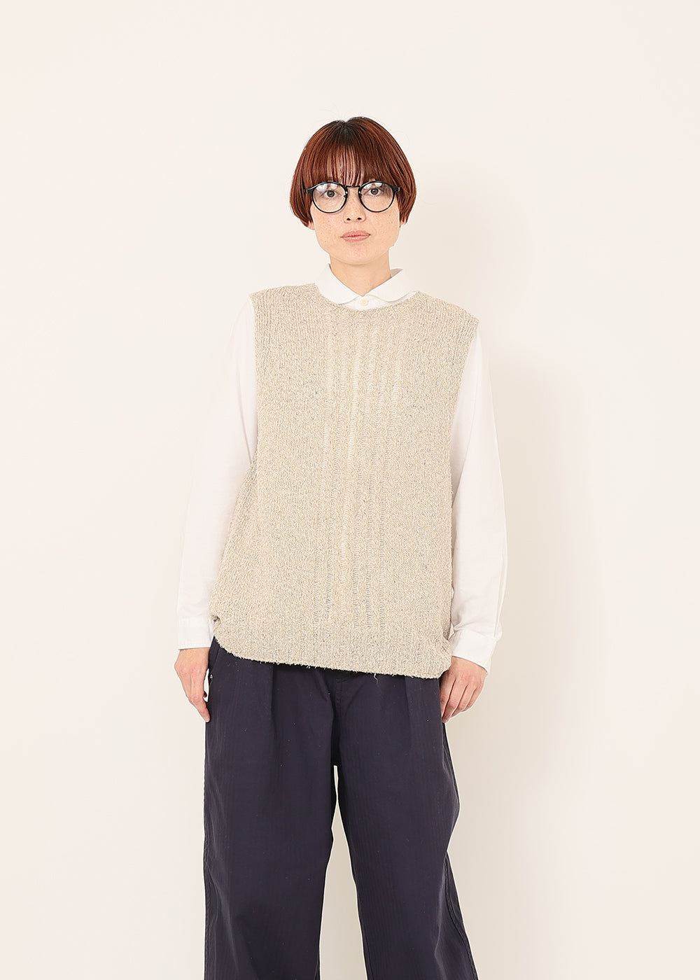 CLシルクネップベスト