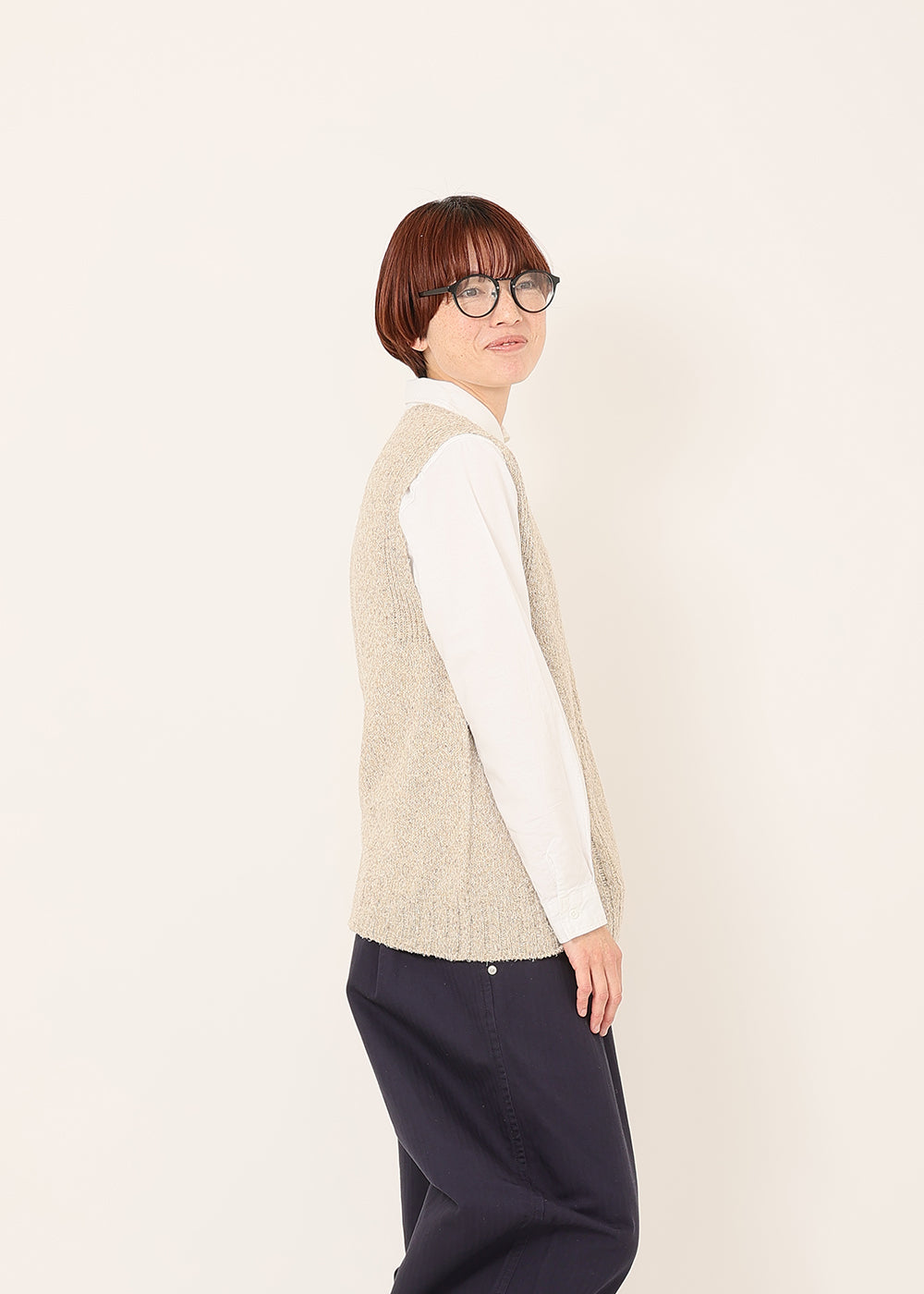 CLシルクネップベスト