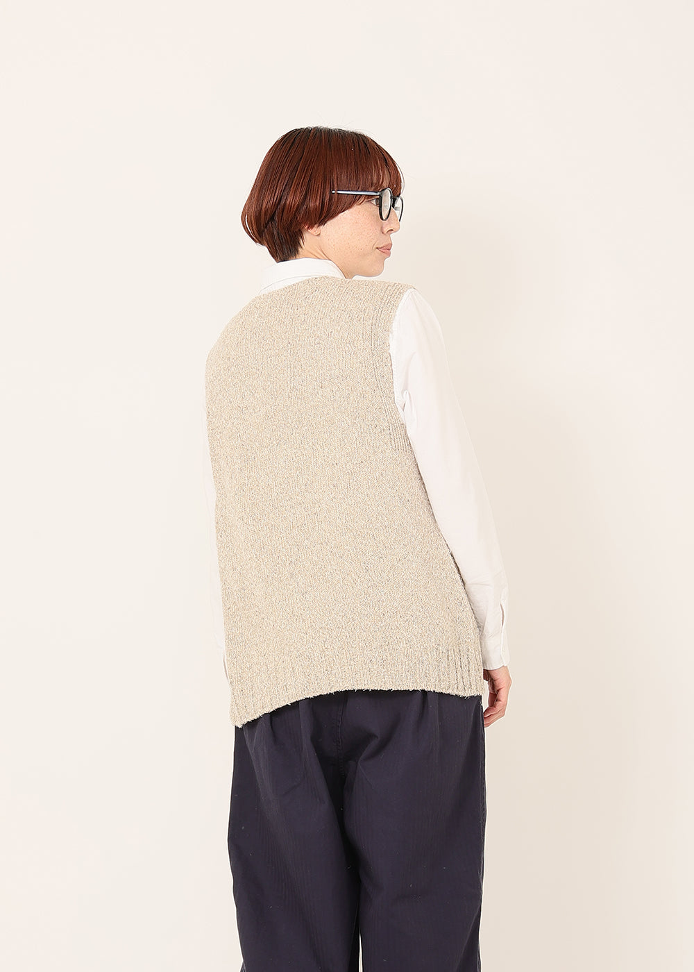 CLシルクネップベスト