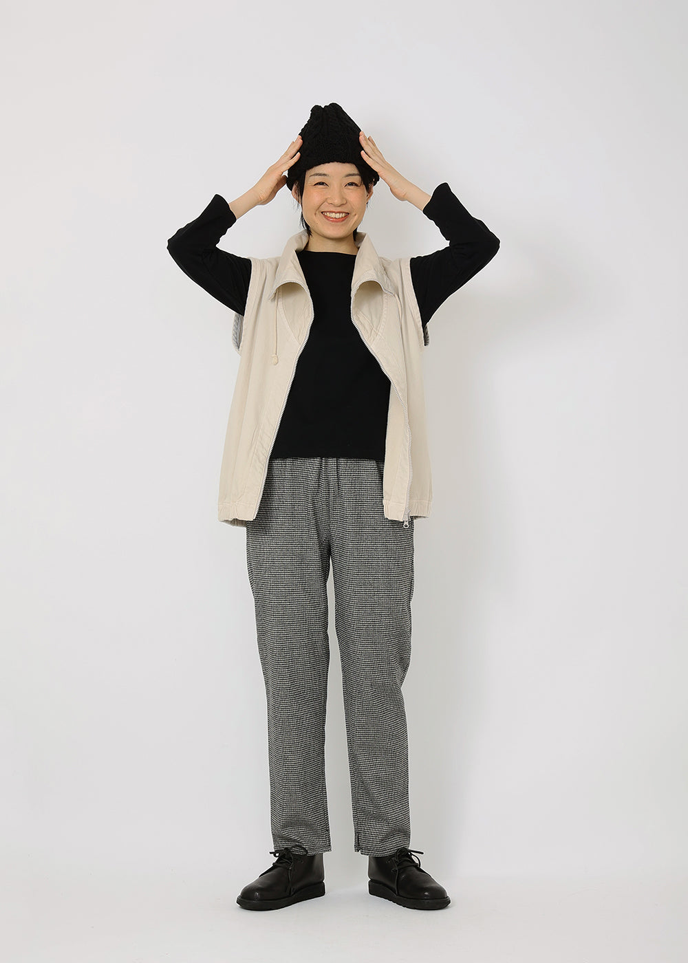 グレンチェック model:168cm