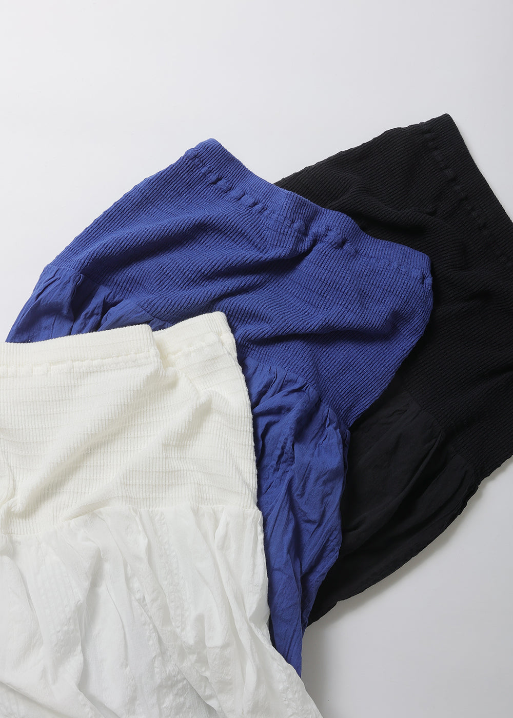 オーガニックストライプスカート