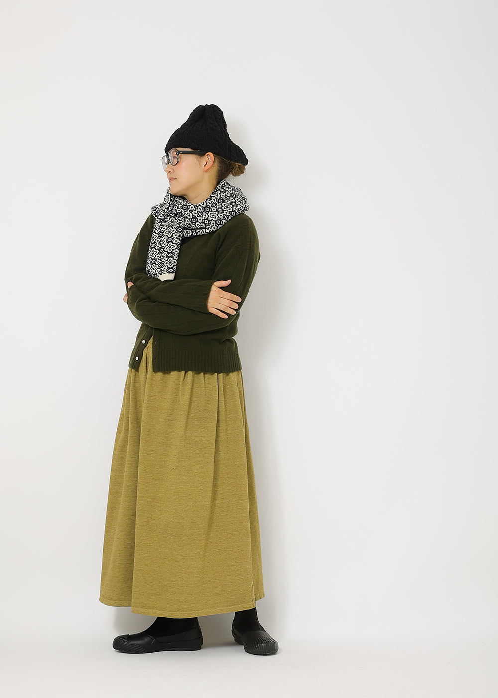 ベージュ model:162cm