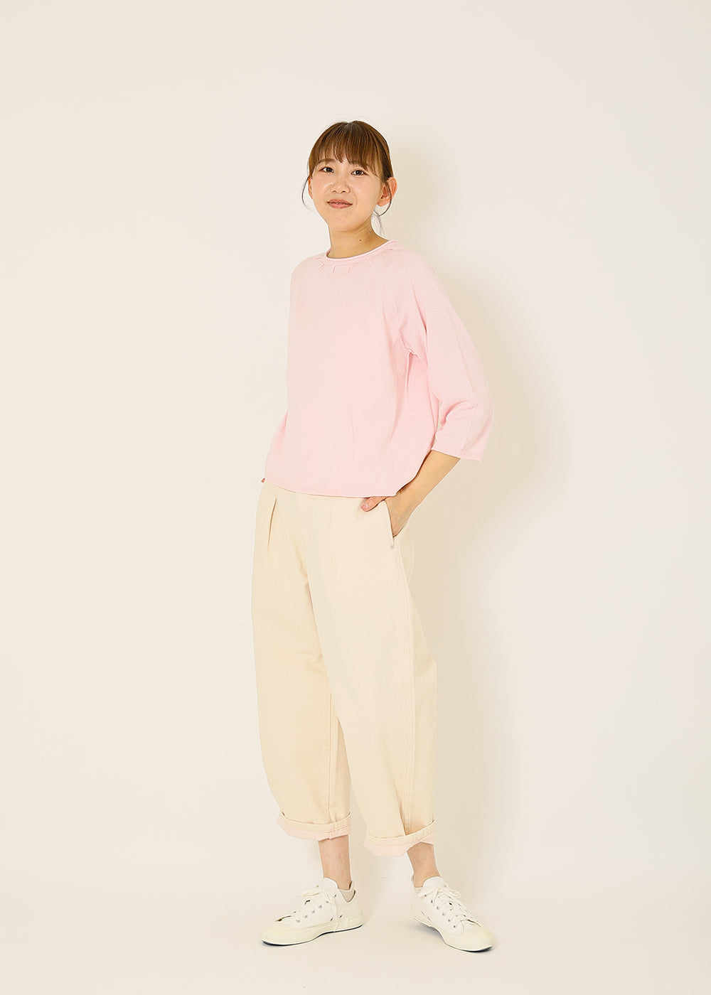 生成×ピンク model:170cm