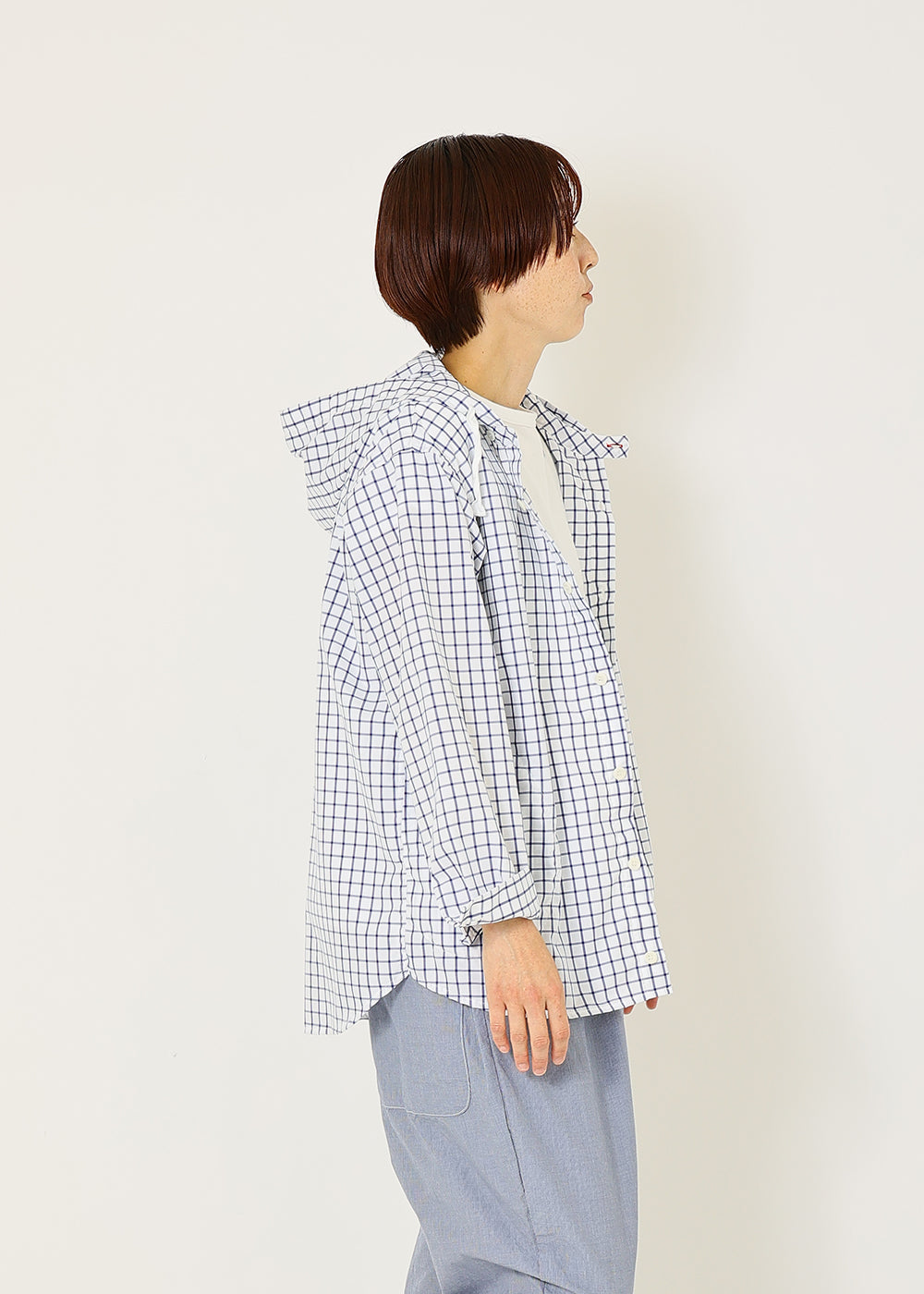 白×ネイビー model:164cm
