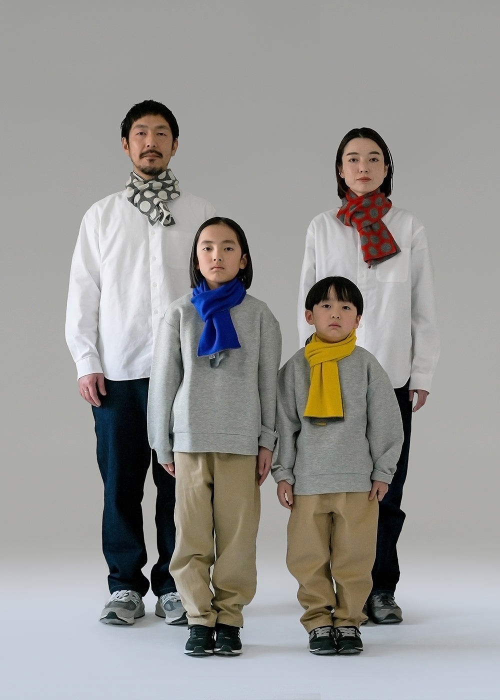 ちくちくしないマフラー(ドット)NO SCRATCHY SCARF