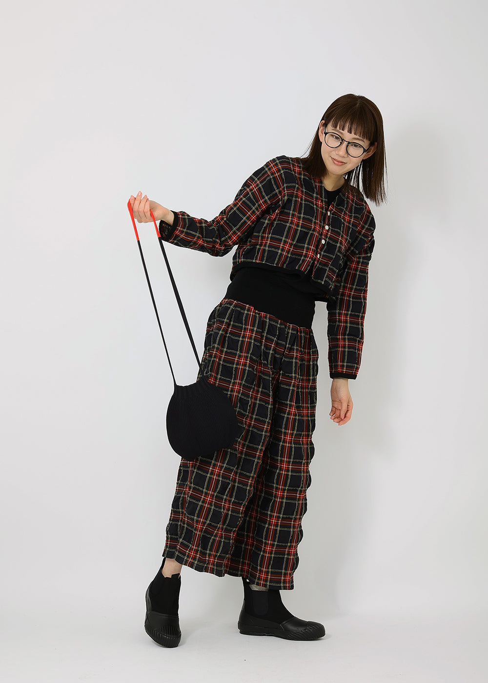ブラック×レッド model:170cm