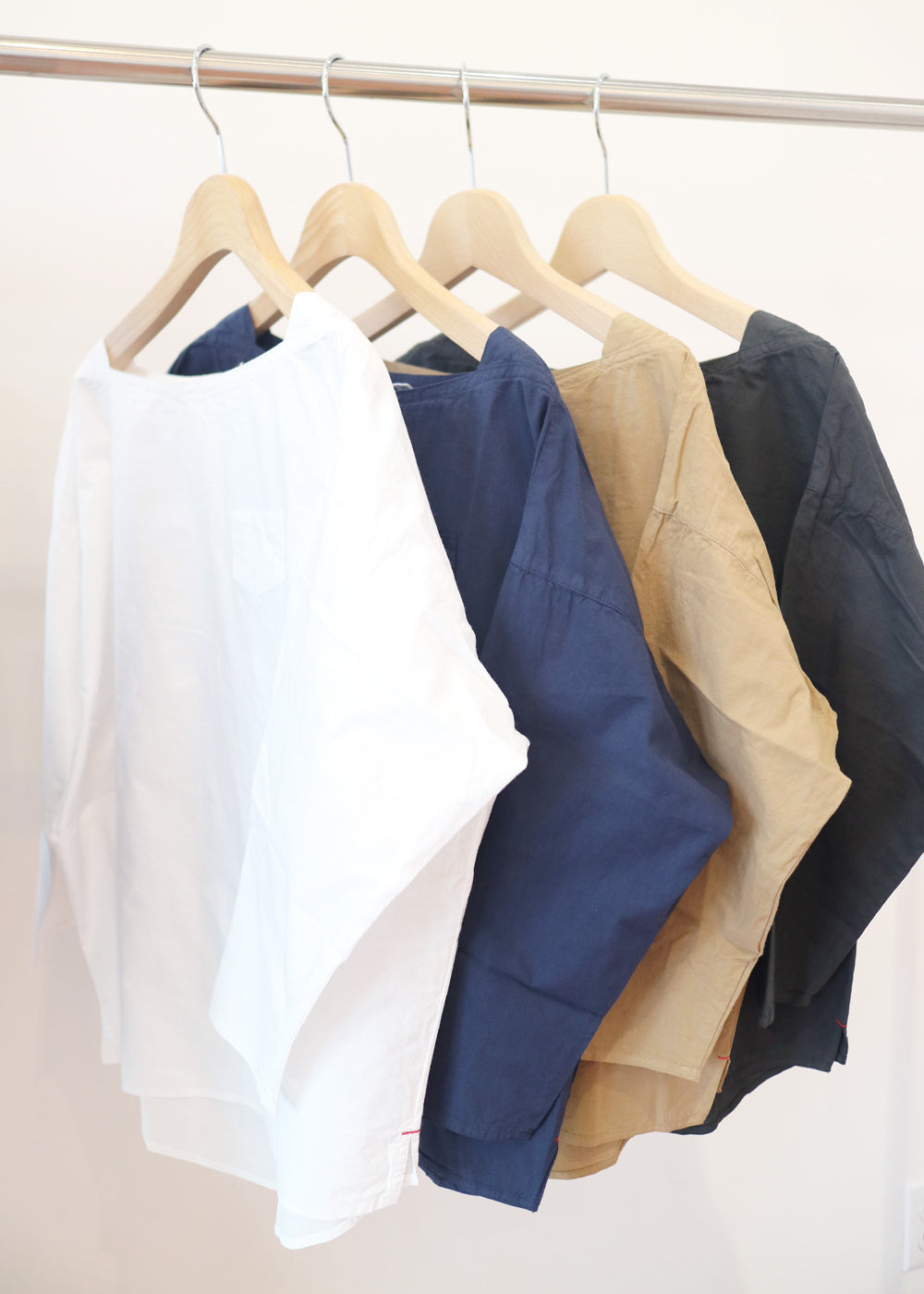 コットンクロス ボートネックP/O