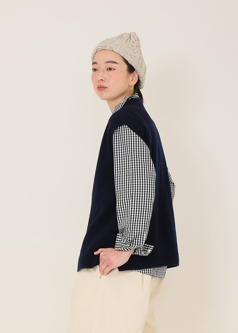 ネイビー　model：164cm