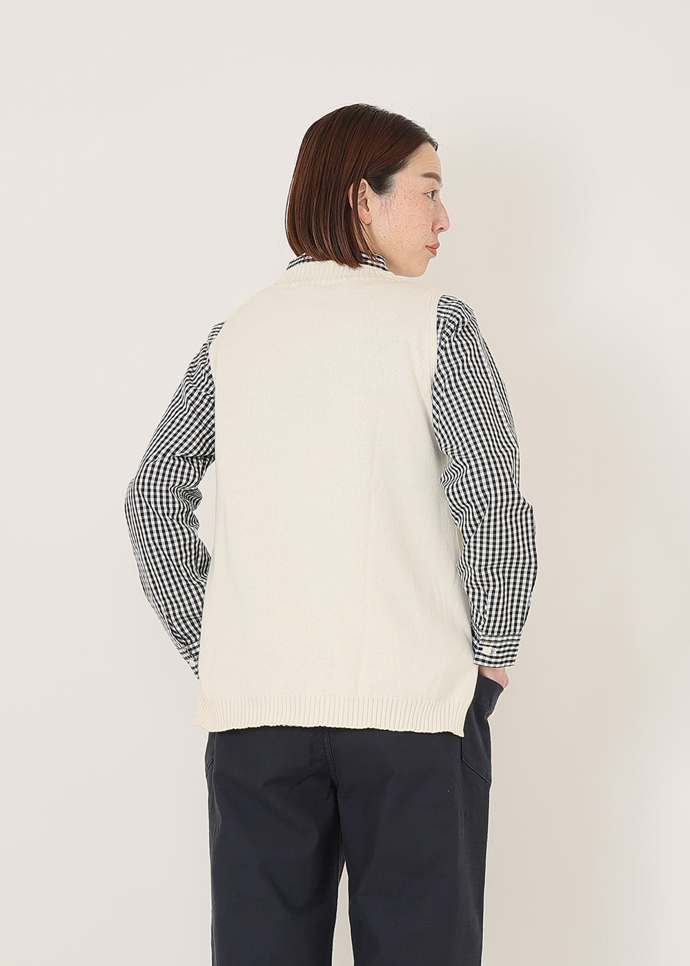 オフ白　model：164cm