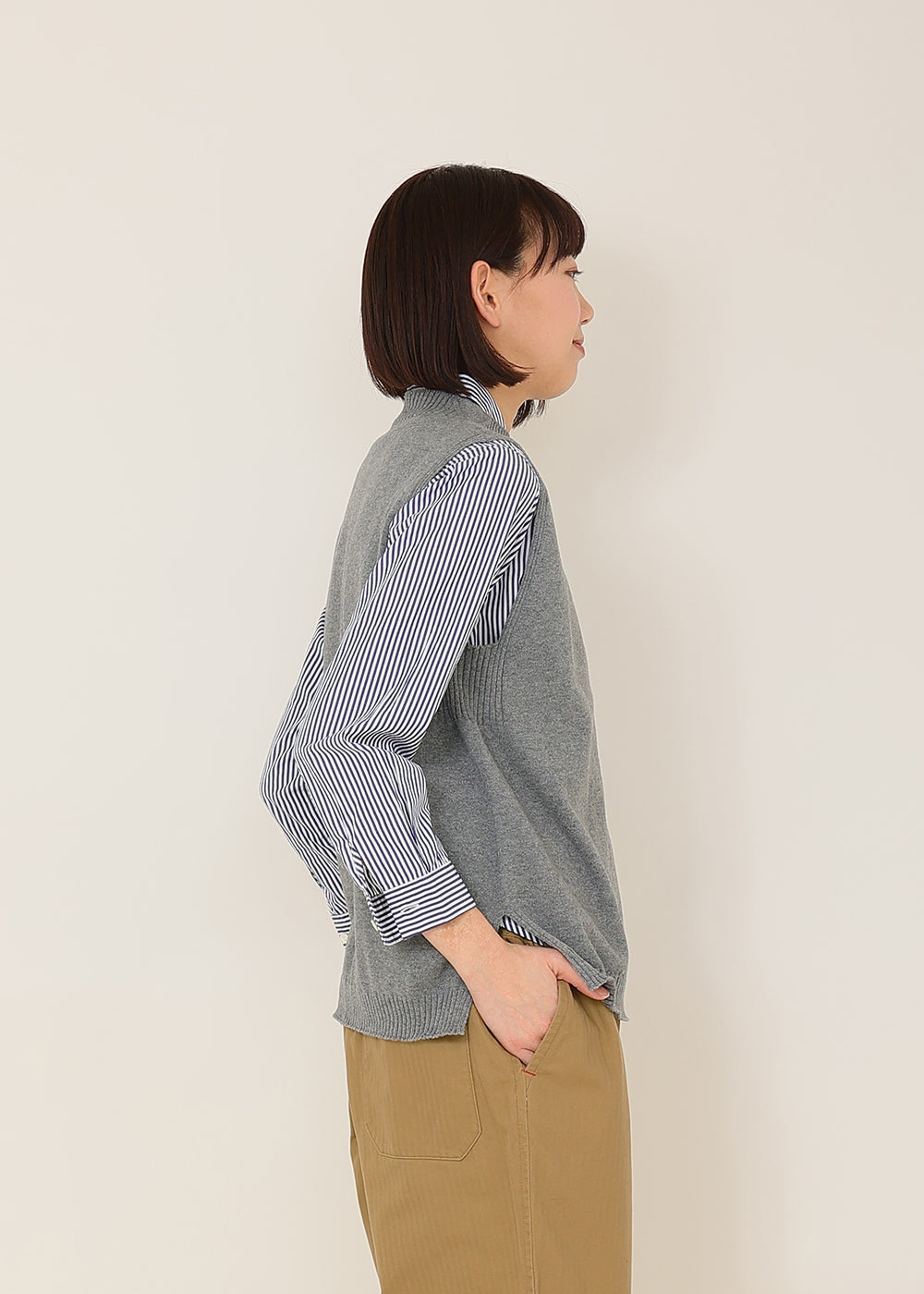 トップグレー　model：170cm