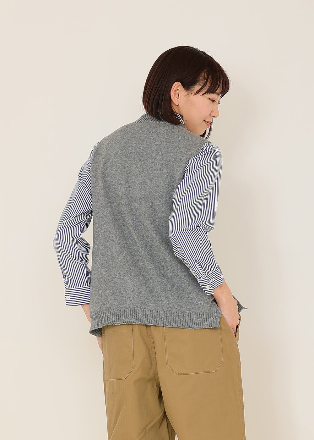 トップグレー　model：170cm