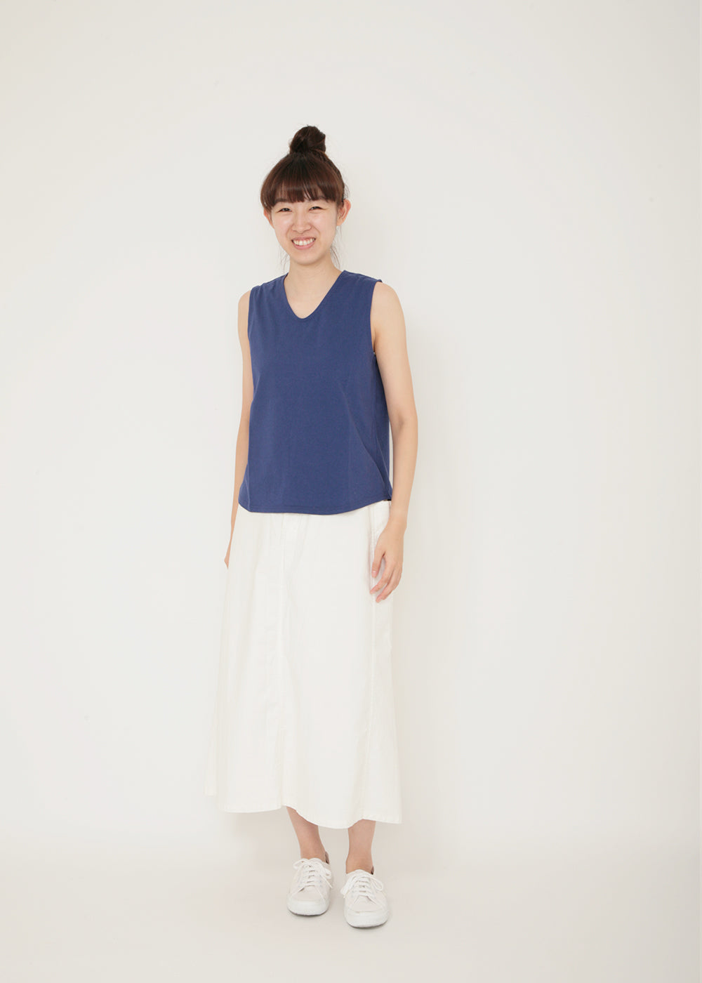 ダークブルー　model：164cm