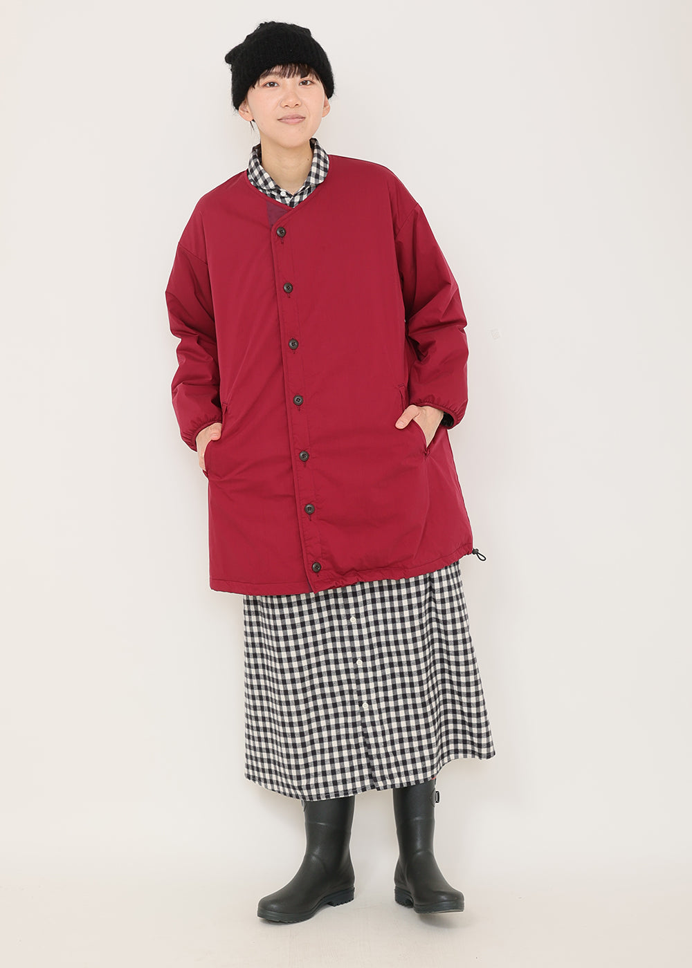 ボルドー　model：170cm