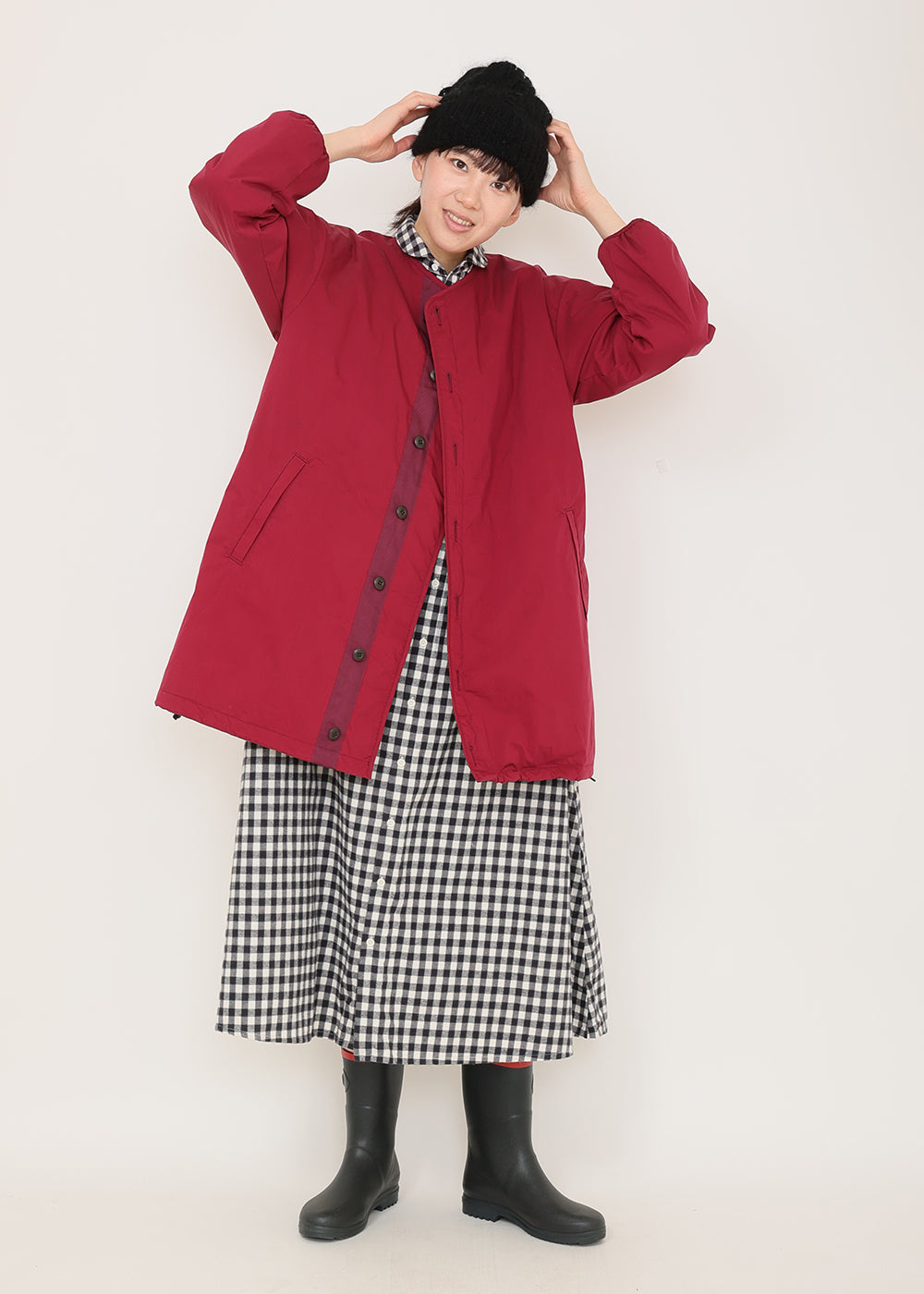 ボルドー　model：170cm