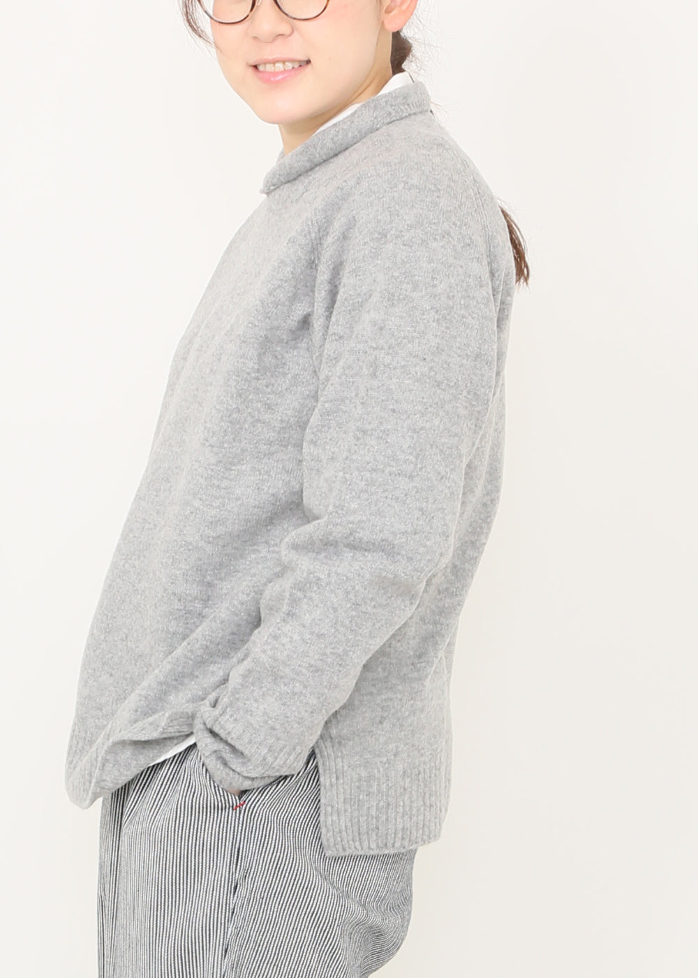 グレー　model：162cm