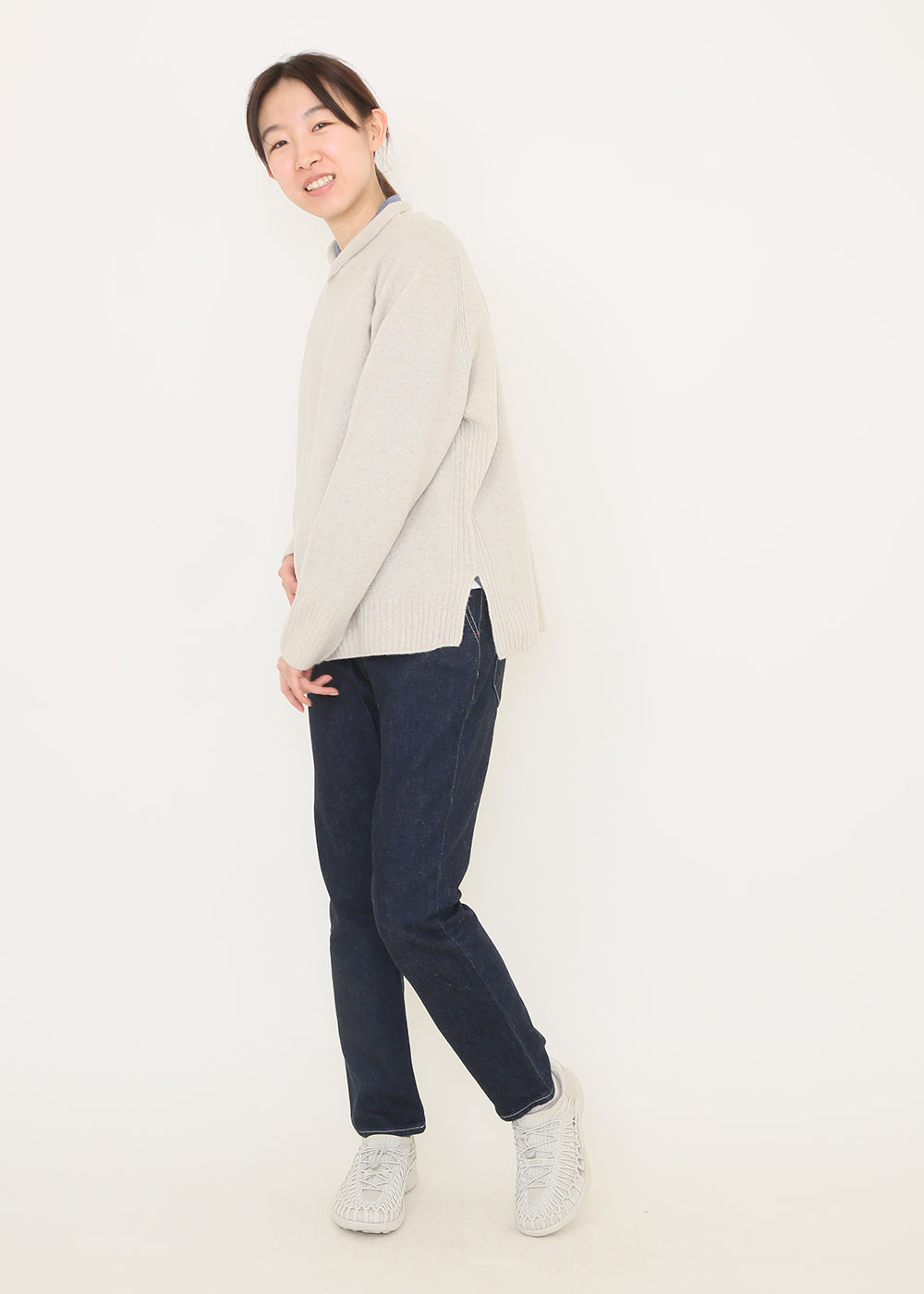 アイボリー　model：164cm