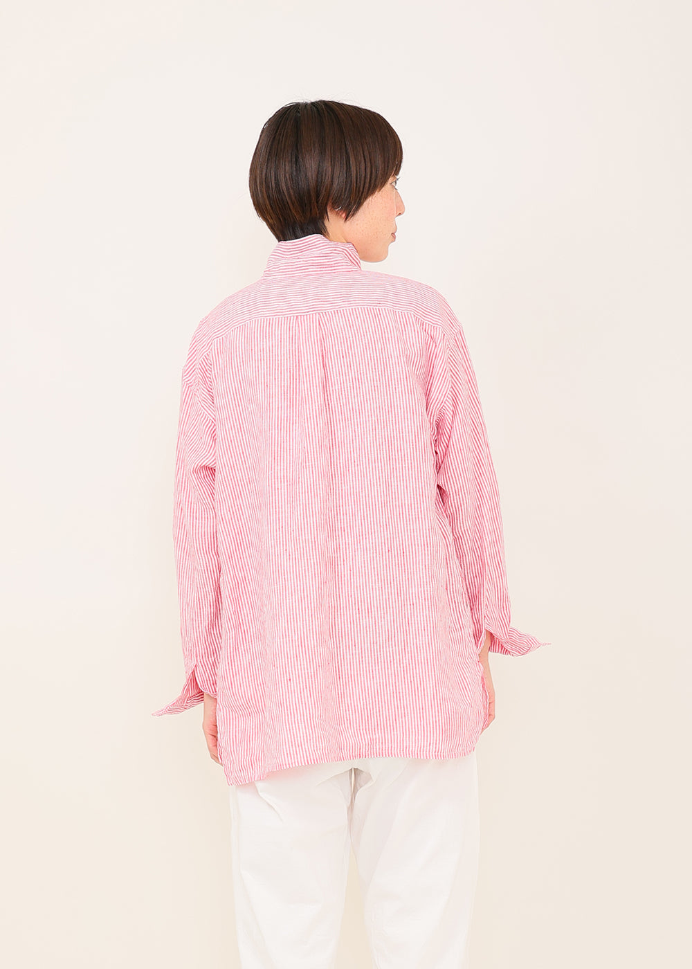 レッドストライプ　model：164cm