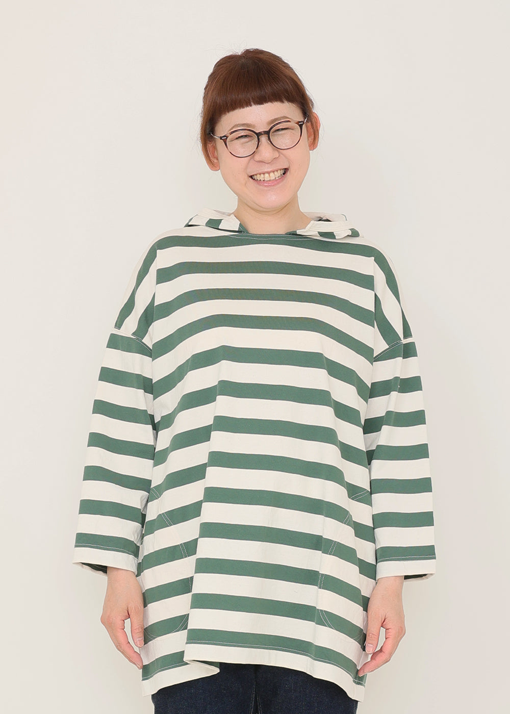 生成×グリーン　model：162cm