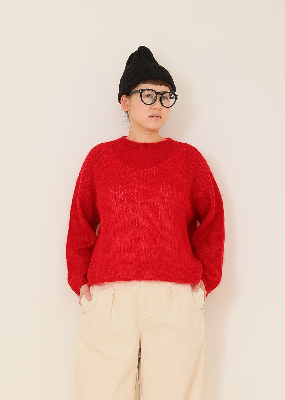 レッド　model：162cm