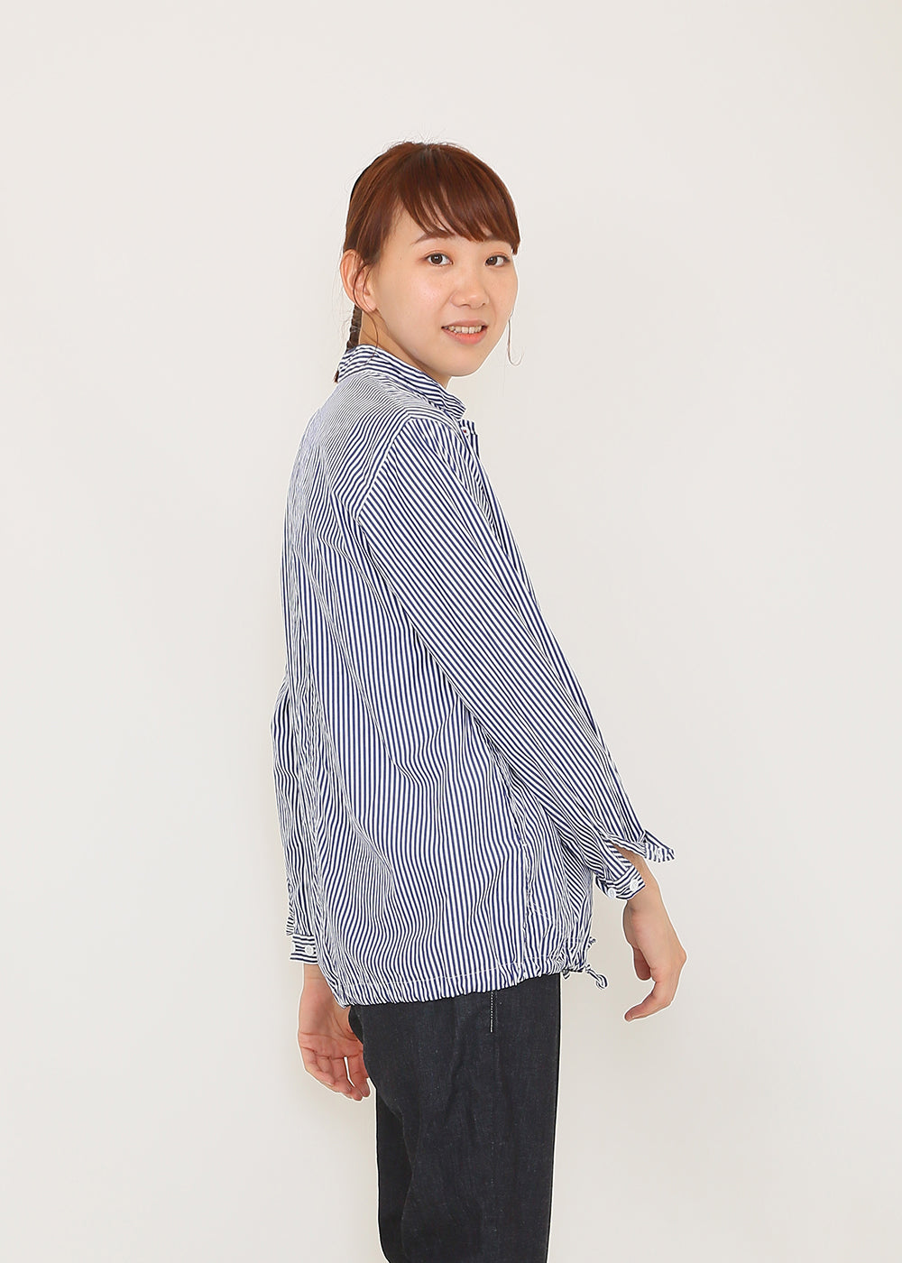 ネイビーストライプ　model：170cm