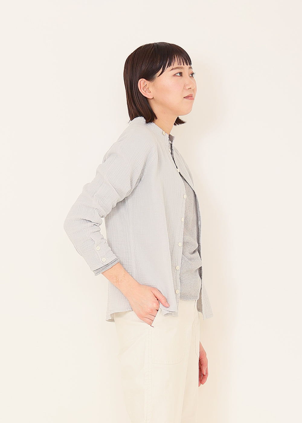 グレー　model：170cm