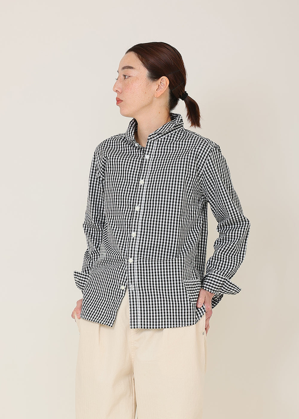 ブラックギンガム　model：164cm