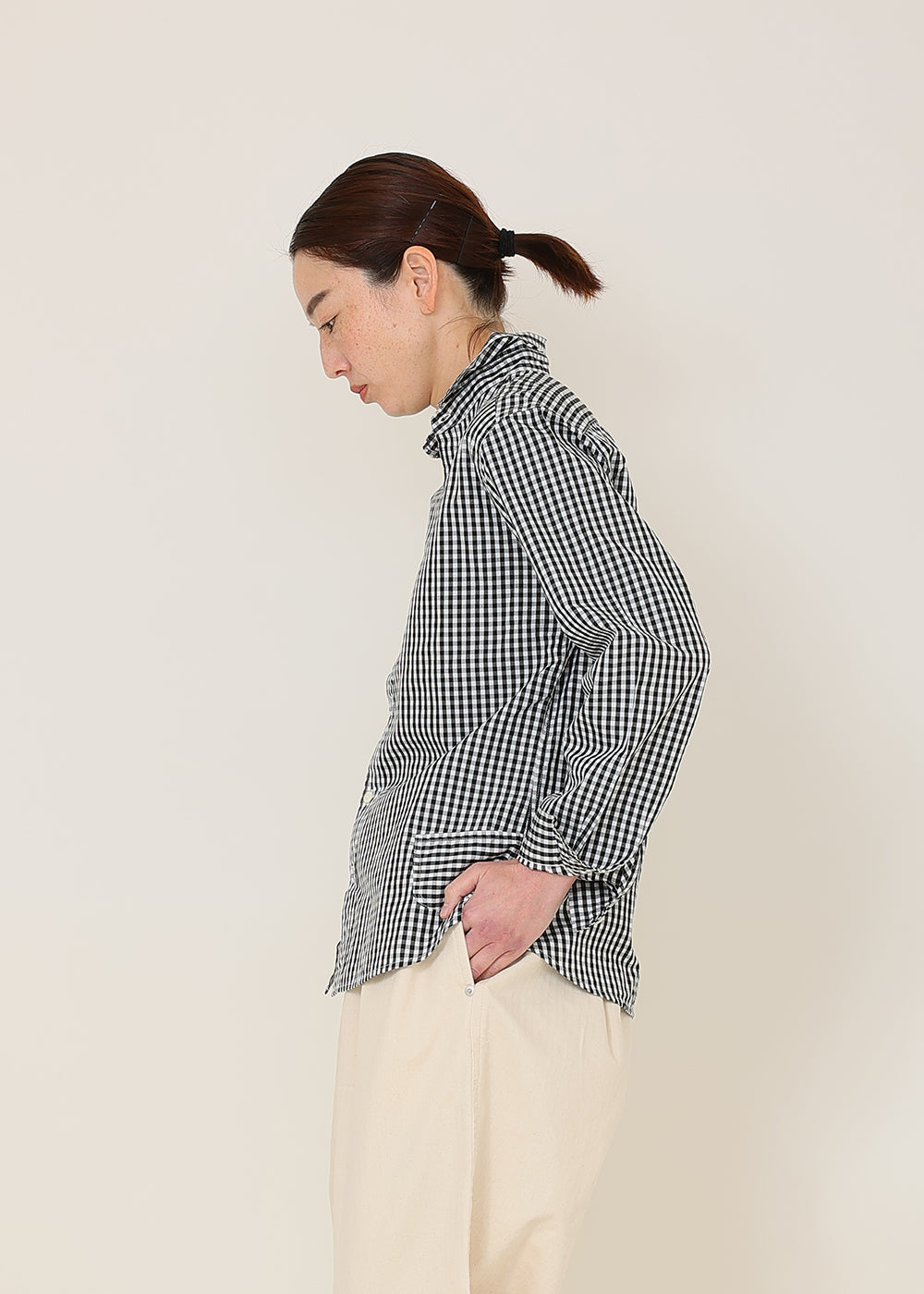 ブラックギンガム　model：164cm