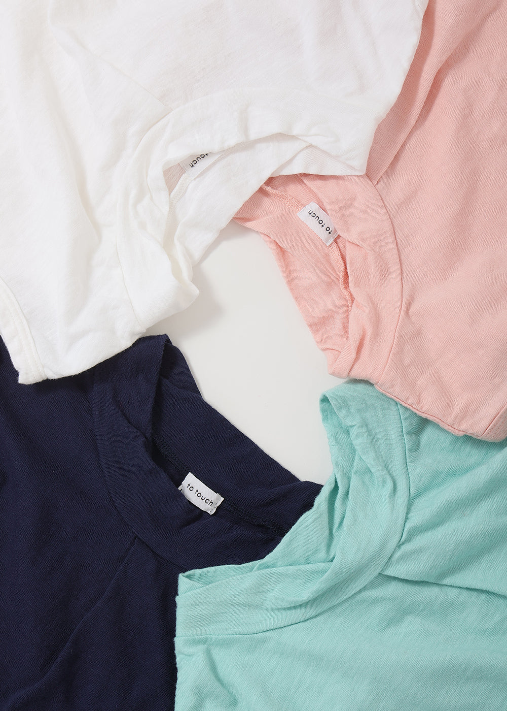 スラブコットン セミタートル Tシャツ