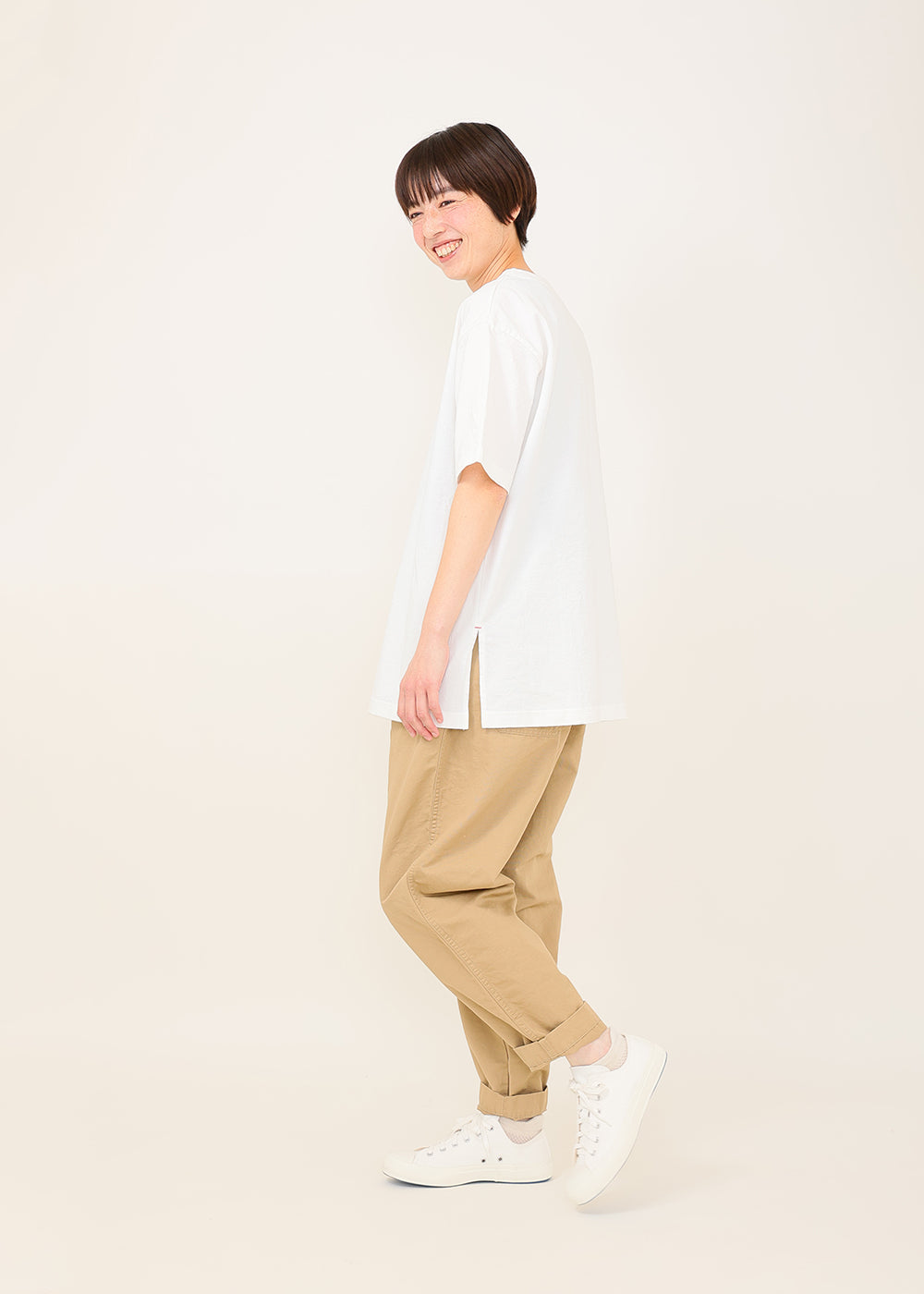 白　model : 164cm