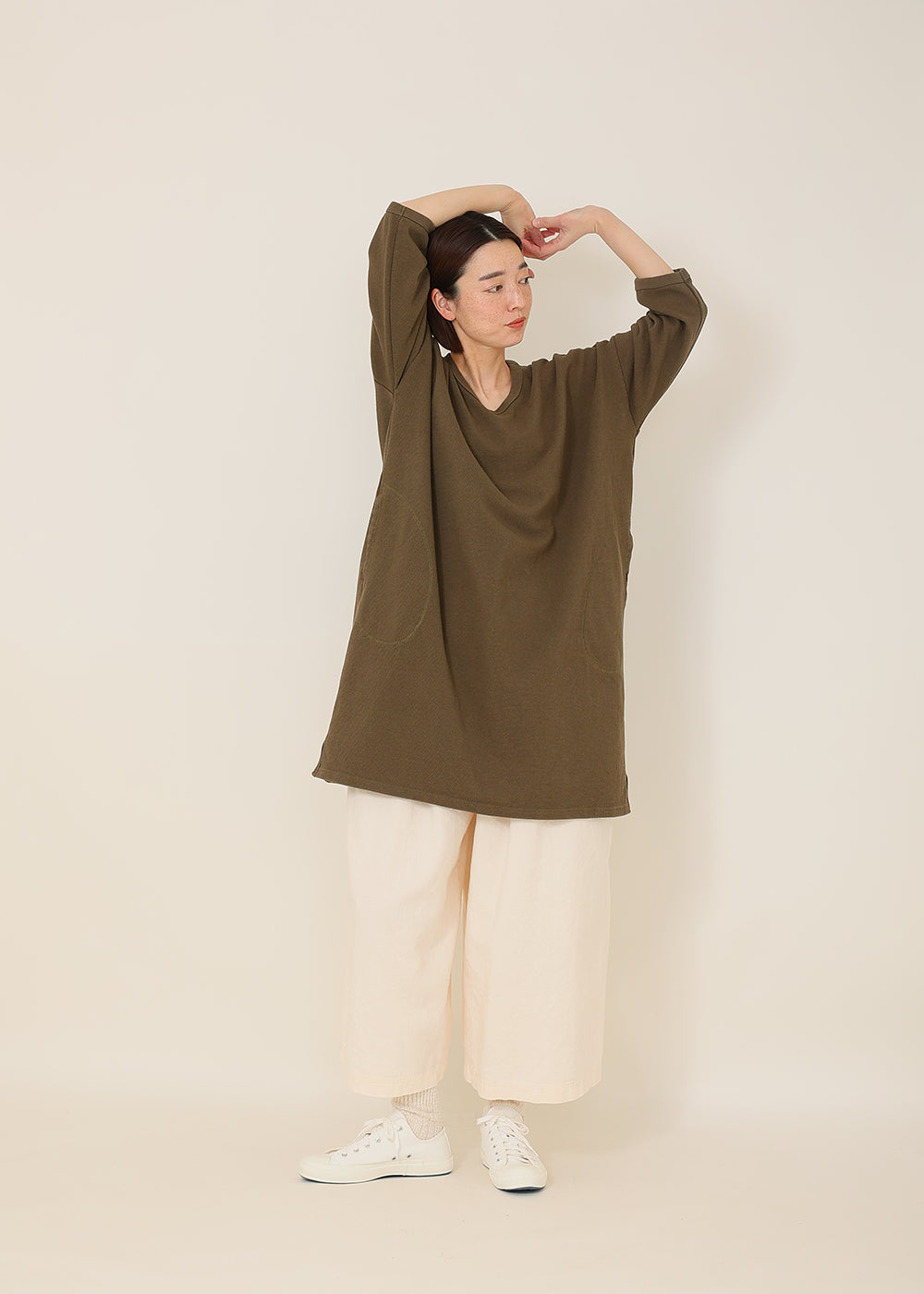 カーキ　model：164㎝