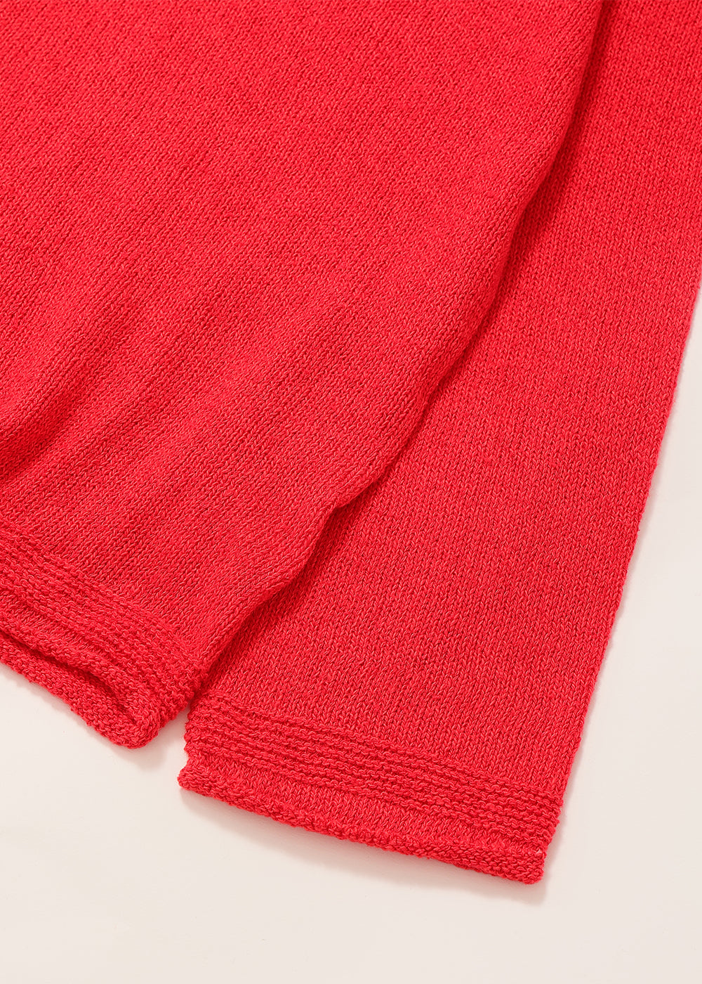 シルクコットン タートルニット