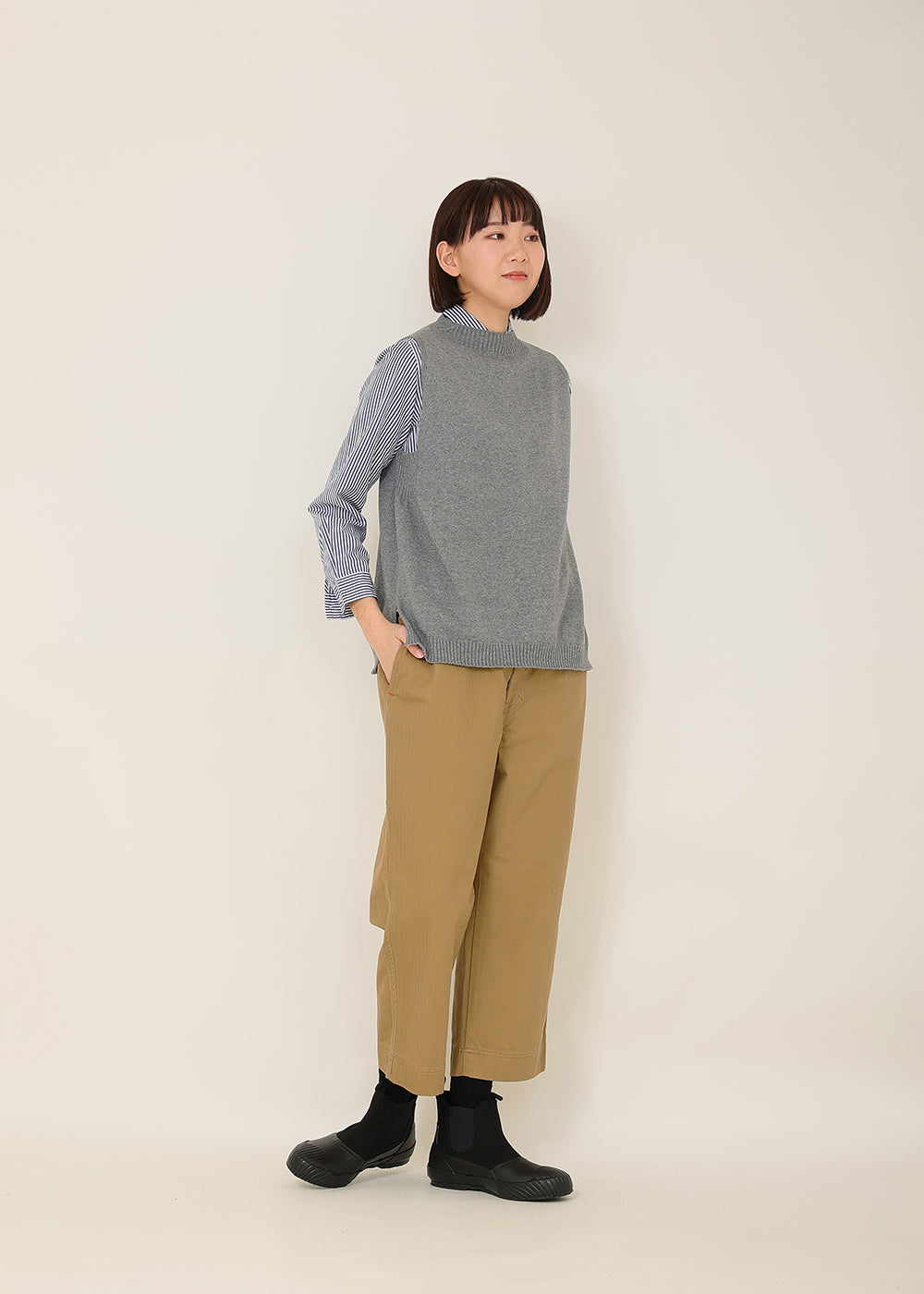 ベージュ　model：170㎝