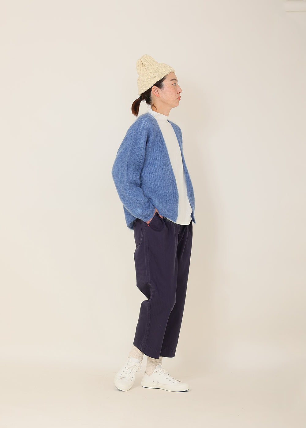 ネイビー　model：164㎝