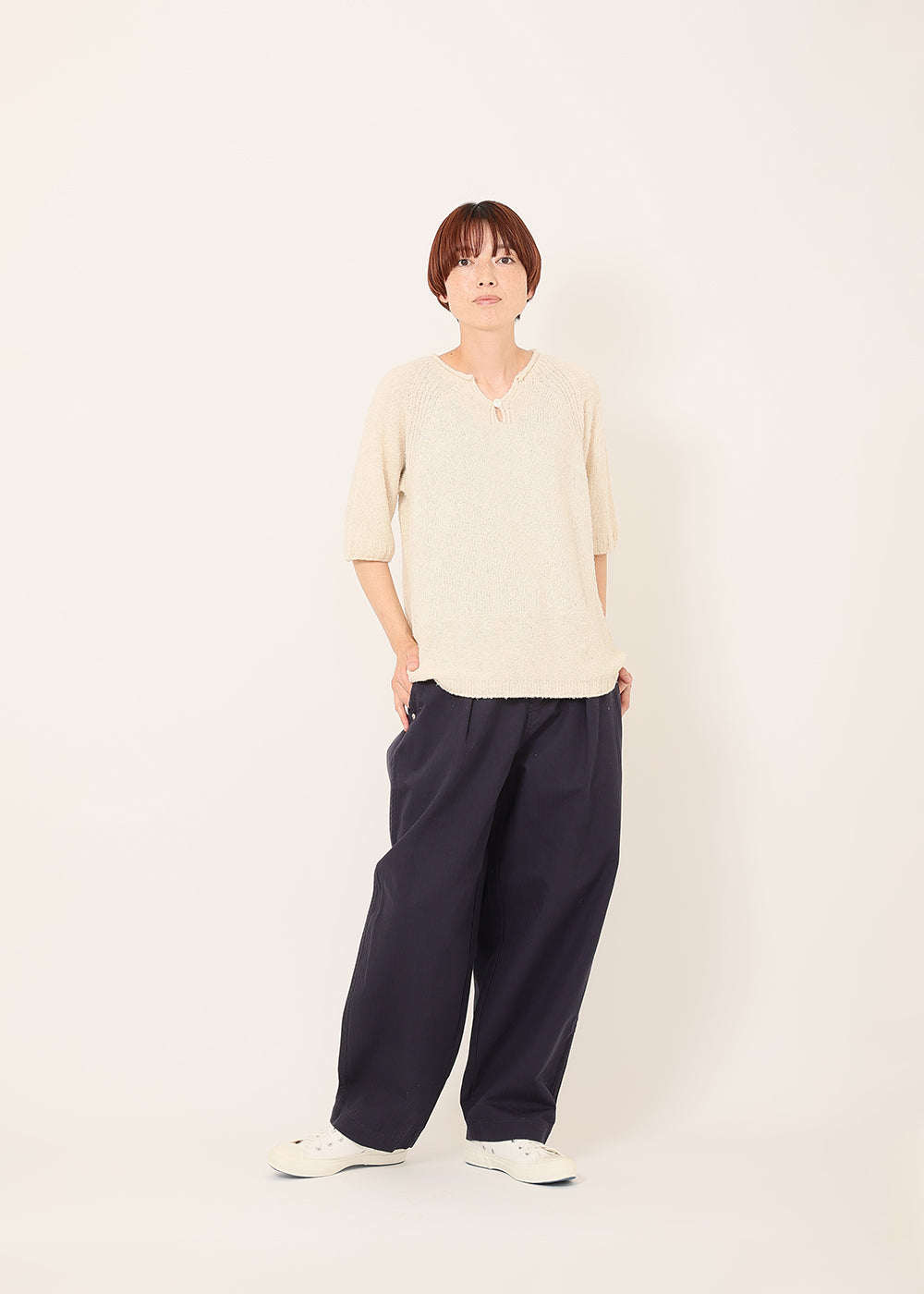ネイビー　model：164㎝