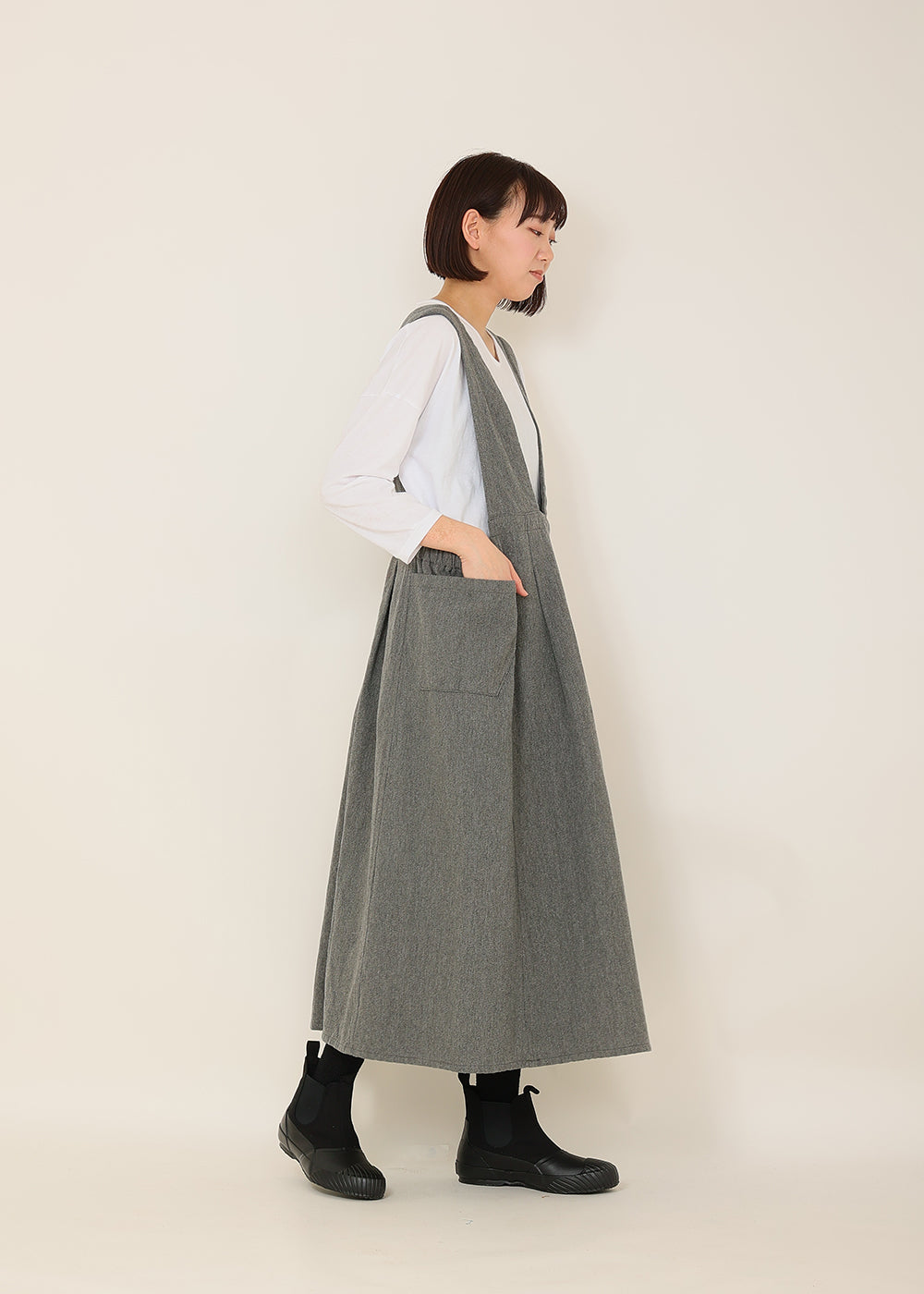 グレー　model：170cm