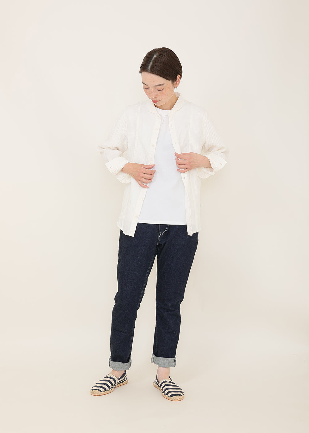 オフ白　model：164cm