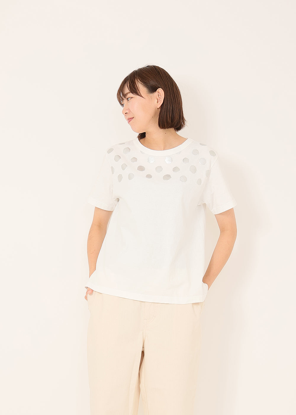 白×シルバー　model：170cm