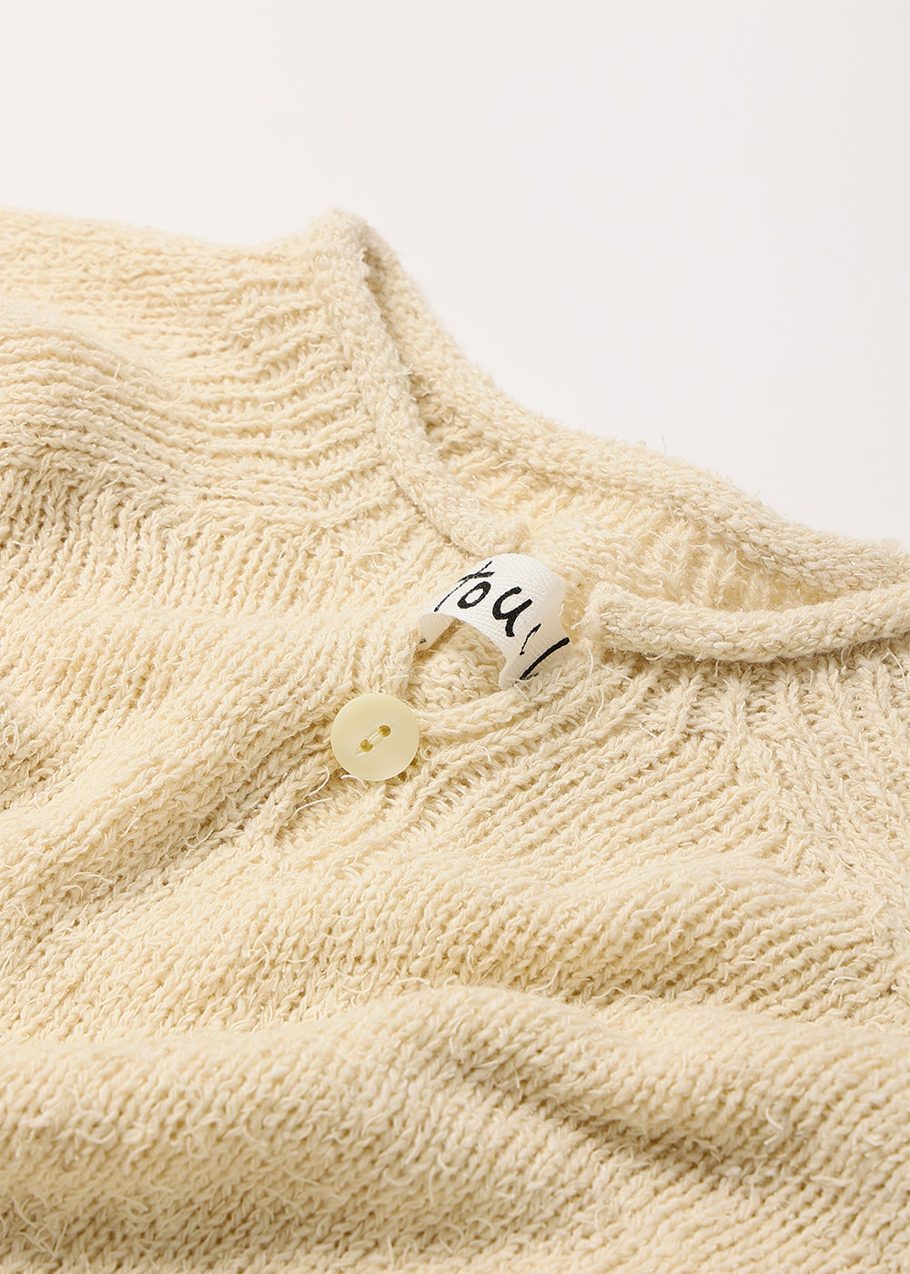 コットンリネンシルクネップ半袖ニット