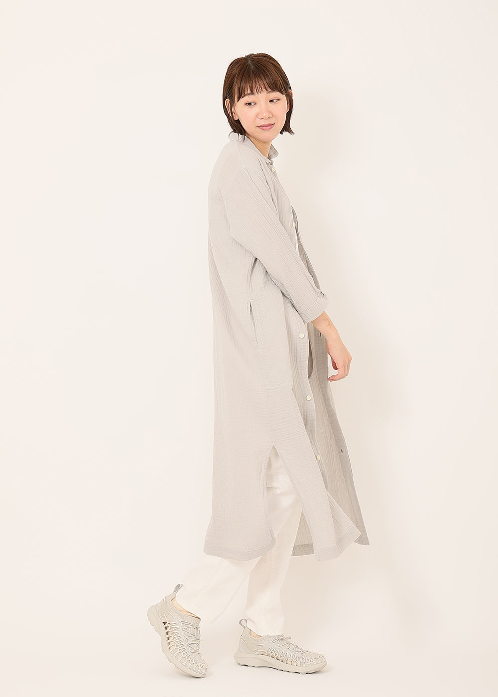 グレー　model：170cm