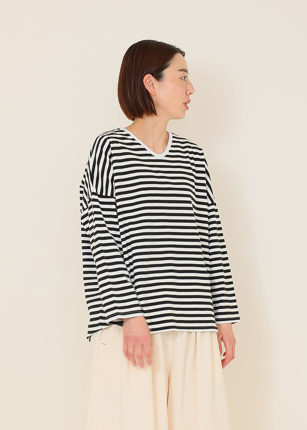 ブラックボーダー　model：164cm