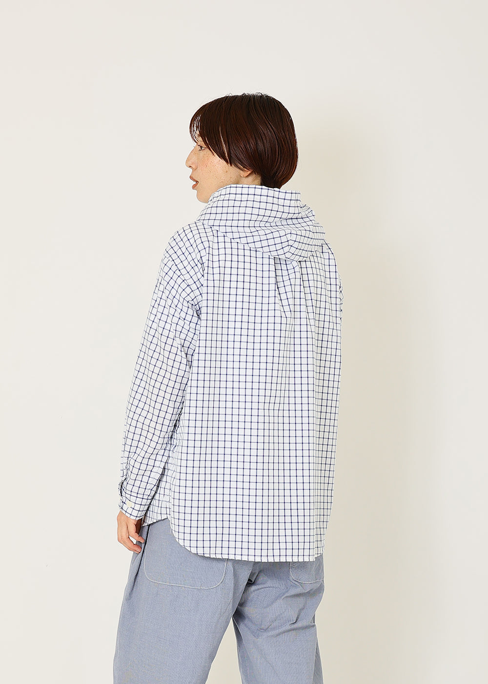 白×ネイビー　model：164cm