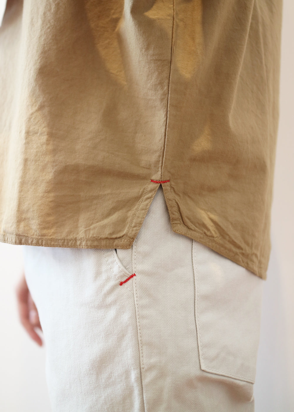 コットンクロス ボートネックP/O