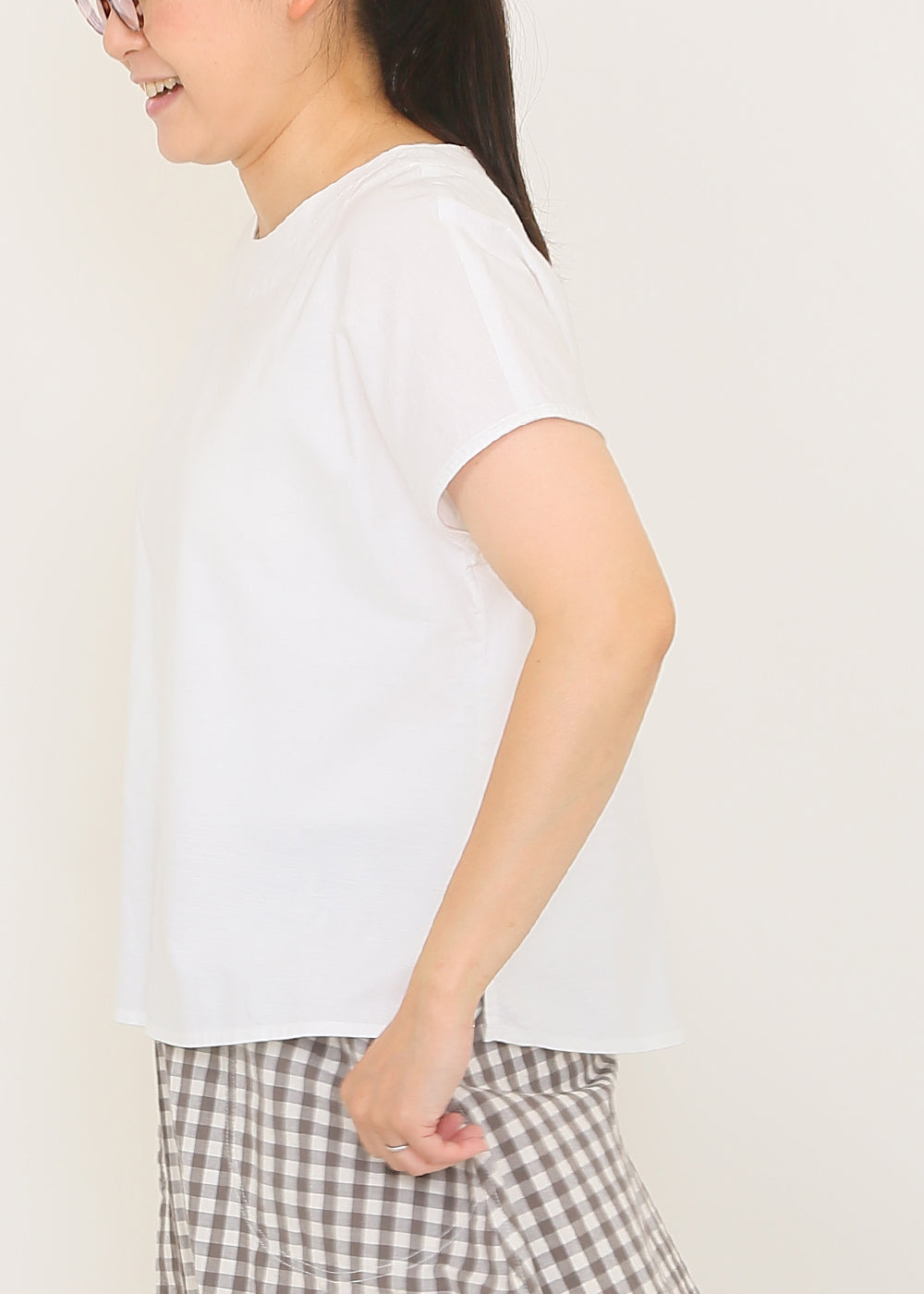 白　model：162cm